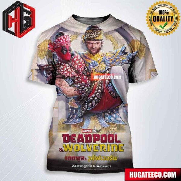 A Brand-New Poster For Deadpool And Wolverine Has Been Released All Over Print Shirt