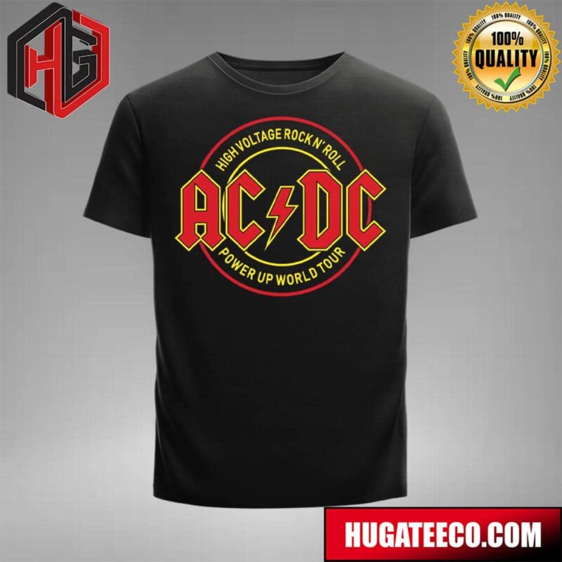 ACDC 2024 Tour High Voltage Rock N Roll Power Up World Tour T-Shirt