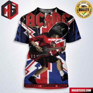 ACDC London Tour 2024 Merch For The Concert At Wembley Stadium In London England On July 3 And 7 2024 All Over Print Shirt