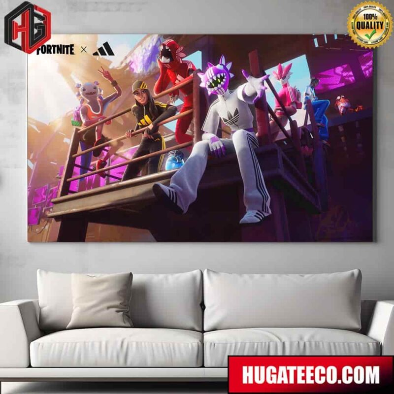 Adidas Meets Fortnite Coming Soon Home Decor Poster Canvas
