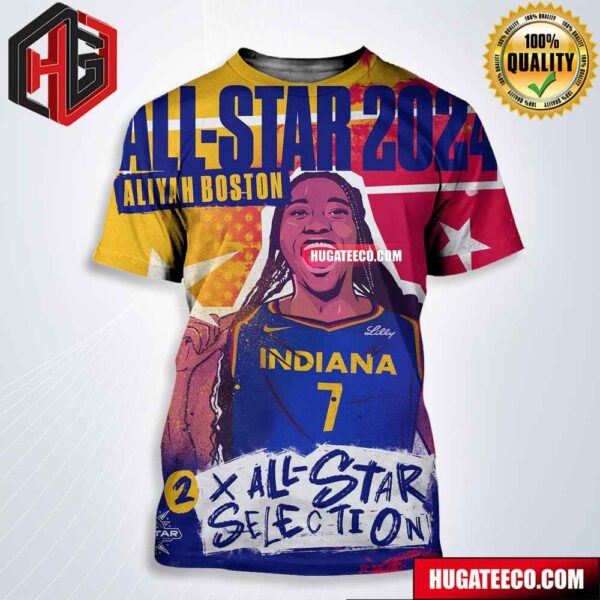 Aliyah Boston Is Back For Round Two Of WNBA All-Star All Over Print Shirt