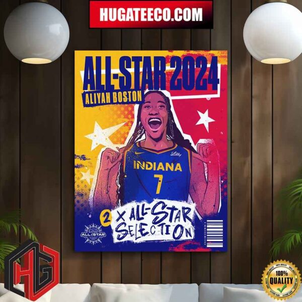 Aliyah Boston Is Back For Round Two Of WNBA All-Star Home Decor Poster Canvas