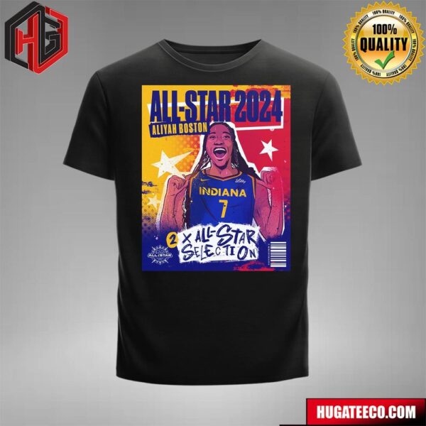 Aliyah Boston Is Back For Round Two Of WNBA All-Star T-Shirt