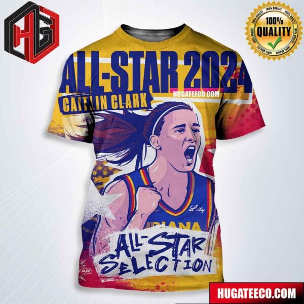All-Star 2024 Caitlin Clark All-Star Selection WNBA See You In Phoenix All Over Print Shirt