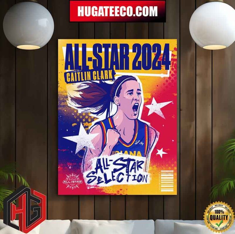 All-Star 2024 Caitlin Clark All-Star Selection WNBA See You In Phoenix Home Decor Poster Canvas