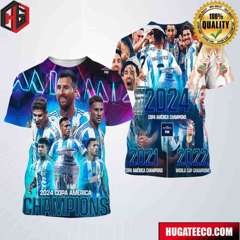 Argentina Is Your Copa America 2024 Champion UEFA Euro 2024 All Over Print Shirt