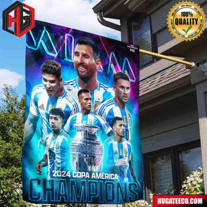 Argentina Is Your Copa America 2024 Champion UEFA Euro 2024 Garden House Flag