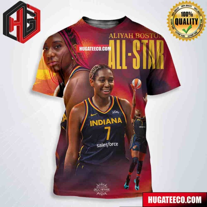 Back-To-Back Aliyah Boston Indiana Fever Is A 2x WNBA All-Star All Over Print Shirt