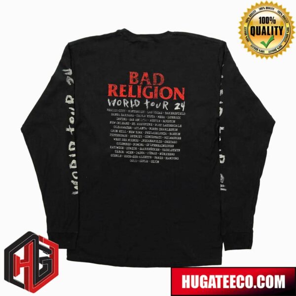 Bad Religion Illustrated Recipe 2024 World Tour Longsleeve Shirt