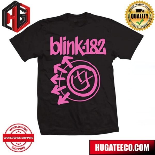 Blink-182 One More Time Tour 2024 Pink Logo Merch Unisex T-Shirt
