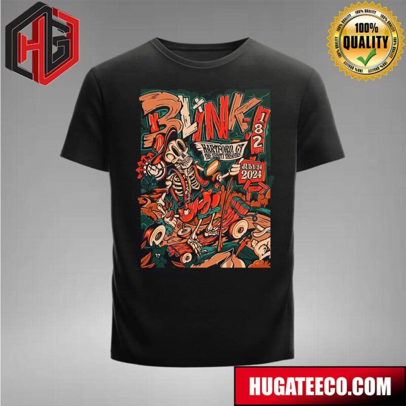 Blink-182 Show In Hartford Ct At The Xfinity Theater On July 24 2024 T-Shirt