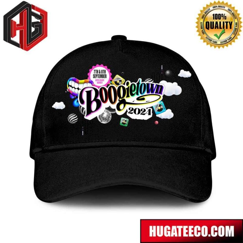Boogietown Festival 2024 Saturday 7 Sunday 8 Sept at Apps Court Farm Hurst Rd Walton-on-Thames KT12 2EG Hat-Cap