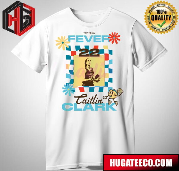 Checkered Indiana Fever Caitlin Clark 22 Merch T-Shirt