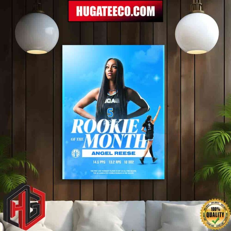 Chicago Sky Angel Reese Is WNBA Rookie Of The Month For June Home Decor Poster Canvas