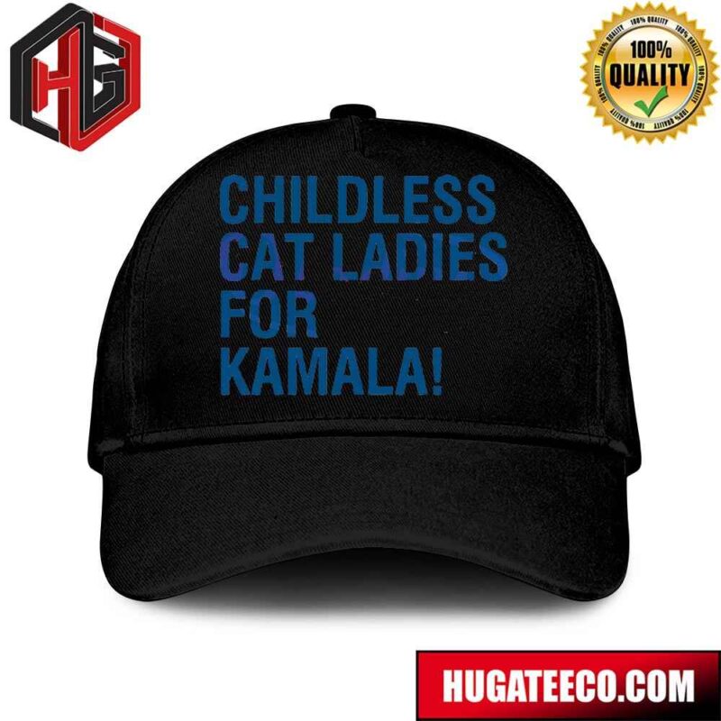 Childless Cat Ladies For Kamala Hat-Cap