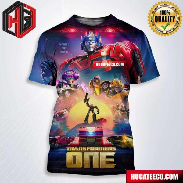 Comic-Con Poster For Transformers One From Cybertron To Sdcc Only In Theaters September 20 All Over Print Shirt