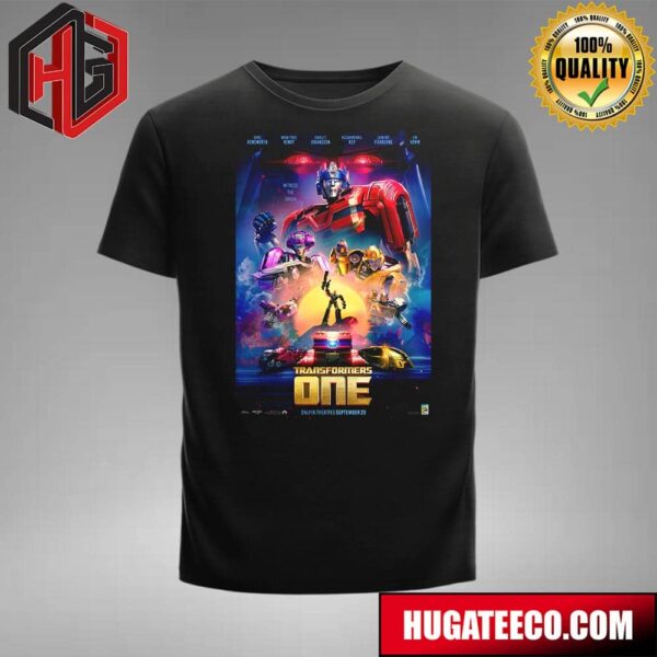 Comic-Con Poster For Transformers One From Cybertron To Sdcc Only In Theaters September 20 T-Shirt