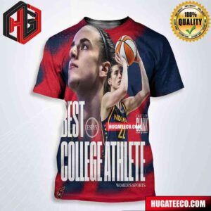 Congratulations To Caitlin Clark Indiana Fever For Winning The ESPYS For Best College Athlete Womens Sports All Over Print Shirt