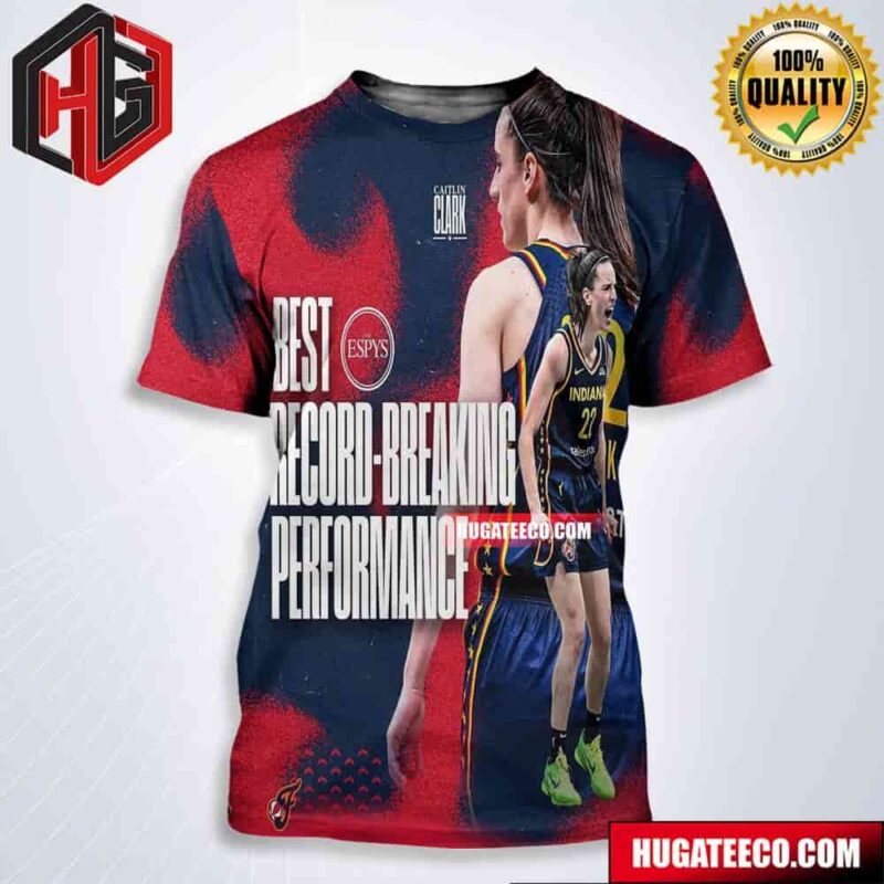 Congratulations To Caitlin Clark On Her ESPYS For Becoming The NCAA All-Time Scoring Leader Passing Pete Maravich All Over Print Shirt