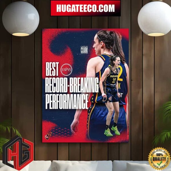 Congratulations To Caitlin Clark On Her ESPYS For Becoming The NCAA All-Time Scoring Leader Passing Pete Maravich Home Decor Poster Canvas