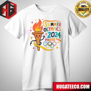 Cute Summer Olympics 2024 Paris Support T-Shirt