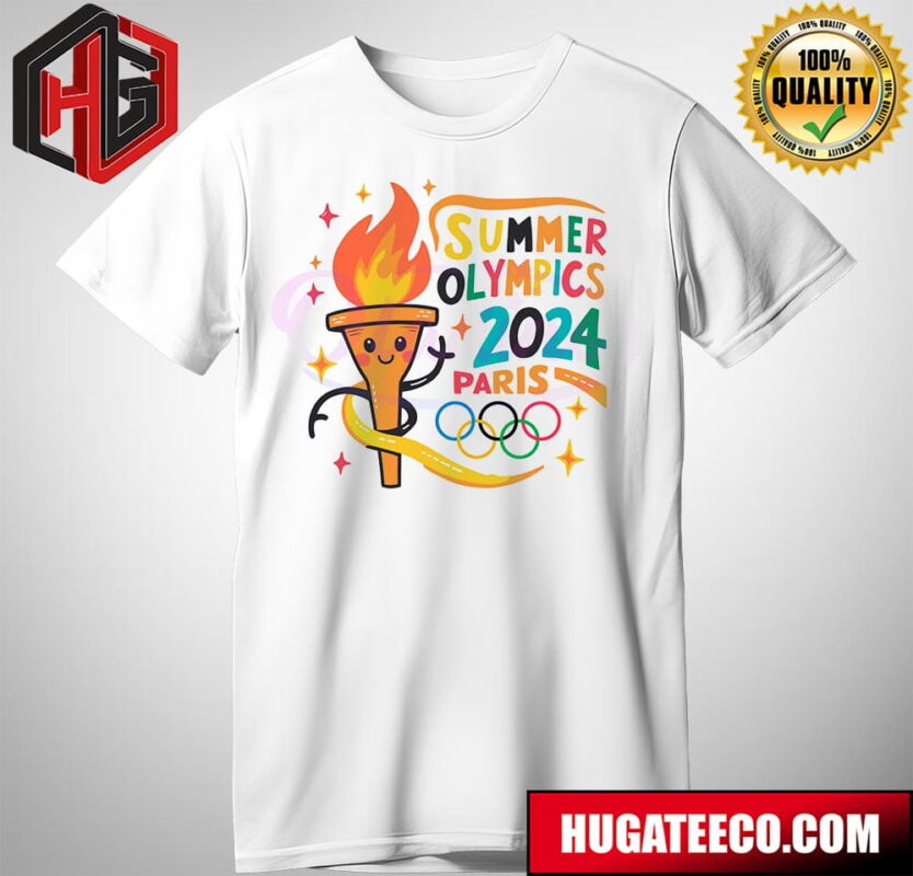Cute Summer Olympics 2024 Paris Support T-Shirt