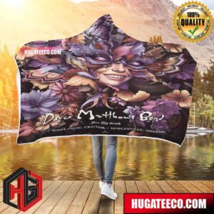 Dave Mathews Band On June 29 2024 At The Ruoff Music Center In Noblesville Indiana Colors 4 Art By N C Winters Hooded Blanket