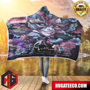Dave Mathews Band On June 29 2024 At The Ruoff Music Center In Noblesville Indiana Colors 5 Art By N C Winters Hooded Blanket