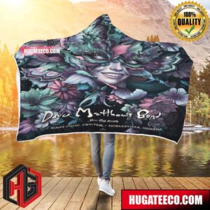 Dave Mathews Band On June 29 2024 At The Ruoff Music Center In Noblesville Indiana Colors 6 Art By N C Winters Hooded Blanket