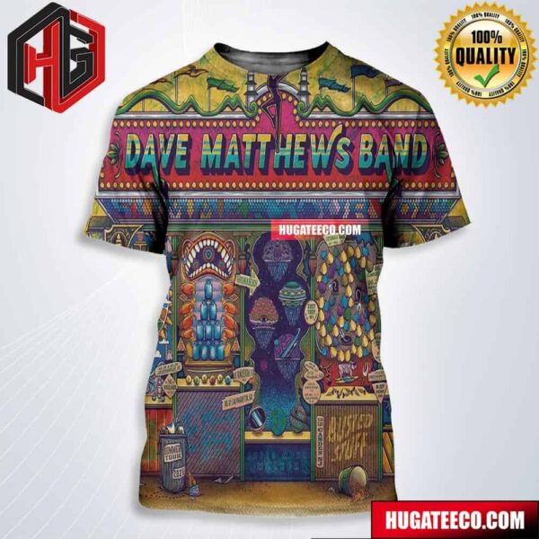 Dave Matthews Band DMB Summer Tour 2024 All Over Print Shirt