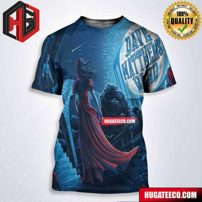 Dave Matthews Band Show At Pnc Bann Arts Center In Holmdel Nj On 10th July 2024 All Over Print Shirt