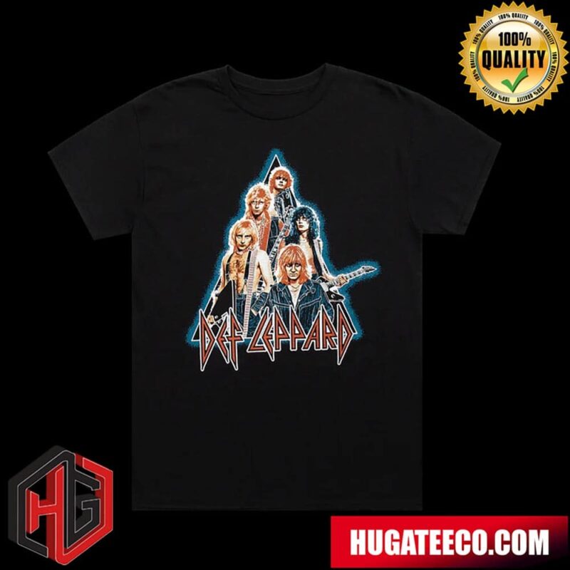 Def Leppard Merch Vintage Summer Stadium Tour 2024 Two Sides T-Shirt