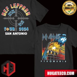 Def Leppard Pyromania Rock Till You Drop Tour Till We Drop Tour 2024 San Antonio T-Shirt
