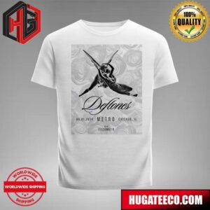 Deftones Tour 20024 Metro Chicago IL On 08 1 2024 With Fleshwater Merch Unisex T-Shirt