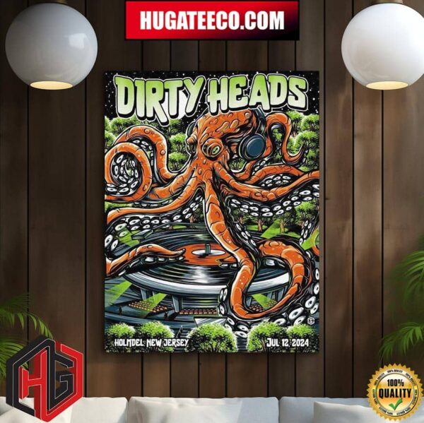 Dirty Heads Show Hoolmdel New Jersey On Jul 12 2024 Home Decor Poster Canvas