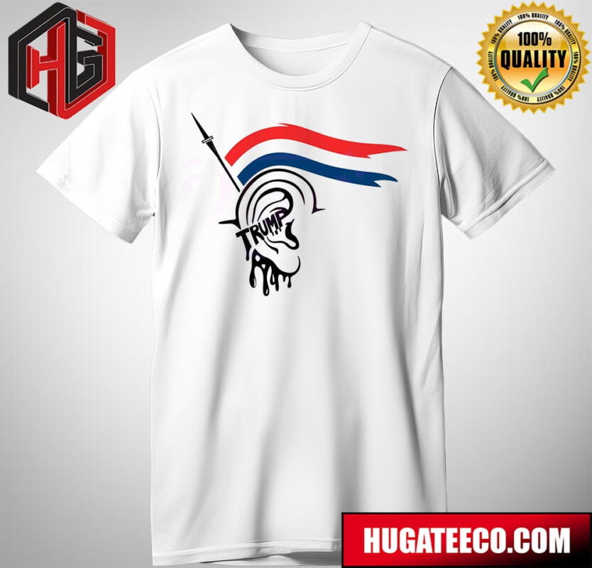 Donald Trump Assassination Attempt 2024 Bloody Ear T-Shirt