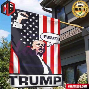 Donald Trump Fight Election 2024 US Flag Garden House Flag