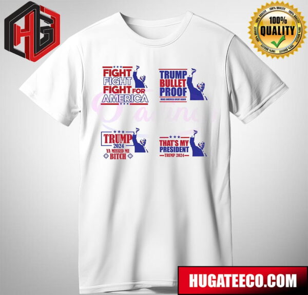 Donald Trump Fight For America Shooting Bundle T-Shirt