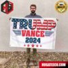 Donald Trump Vance 24 JD Vance MAGA Garden House Flag