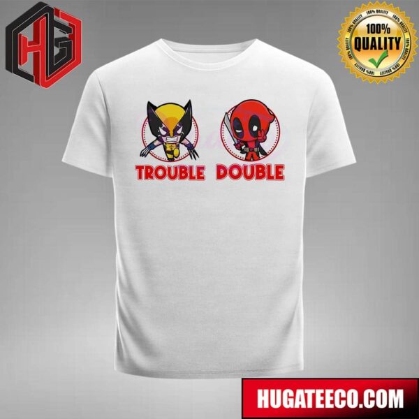 Double Trouble Deadpool And Wolverine T-Shirt