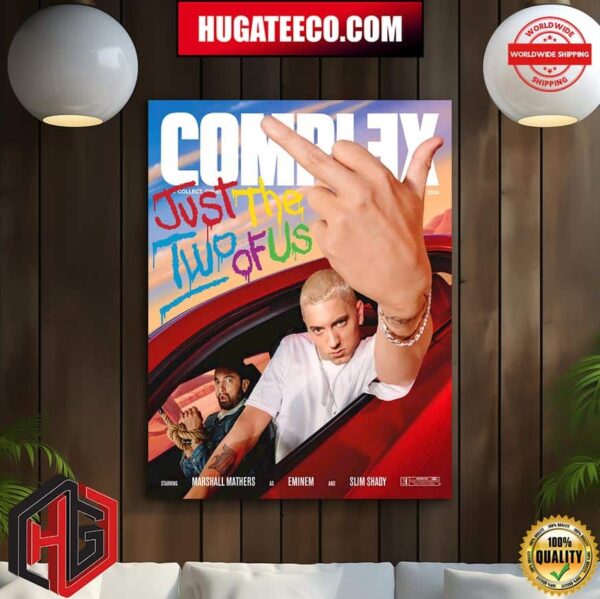 Eminem And Slim Shady For Complex Just The Two Of US Poster Canvas