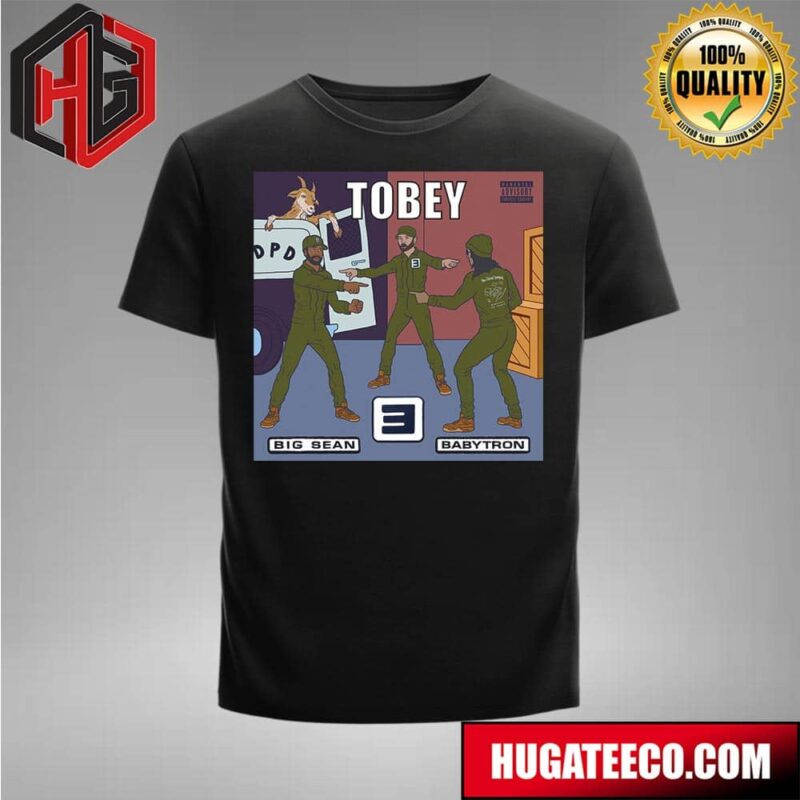 Eminem Offcial Cover Of New Single Tobey Ft Big Sean Versus Babytron Released July 2nd 2024 Merch T-Shirt