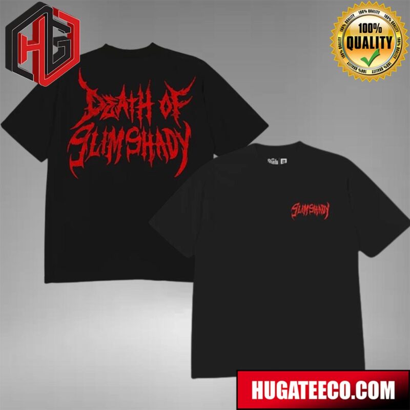 Eminem’s The Death of Slim Shady Album Limited Edition Merchan Two Sidse T-Shirt