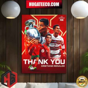 End Of An Era Ronaldo Has Played In His Last Euros For Portugal Thank You Cristiano Ronaldo Home Decor Poster Canvas