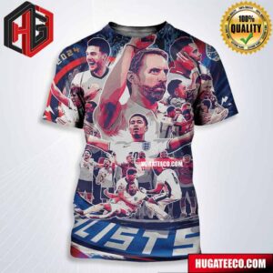 England Football Our Three Lions Our Euro 2024 Finalists All Over Print Shirt