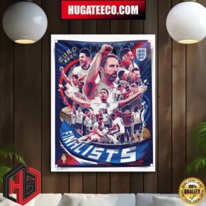 England Football Our Three Lions Our Euro 2024 Finalists Home Decor Poster Canvas