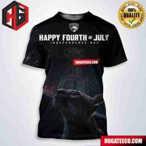 Florida Panthers Happy Fourth Of July Independence Day All Over Print Shirt
