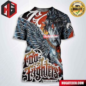 Foo Fighters Hellfest Open Air 2024 June 30th All Over Print Shirt