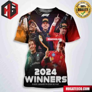 Formula 1 F1 2024 Winners Every Winner In 2024 So Far All Over Print Shirt