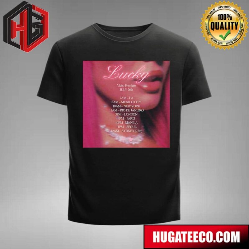 Full Tracklist Album Lucky By Halsey Video Premiere July 26th 2024 T-Shirt